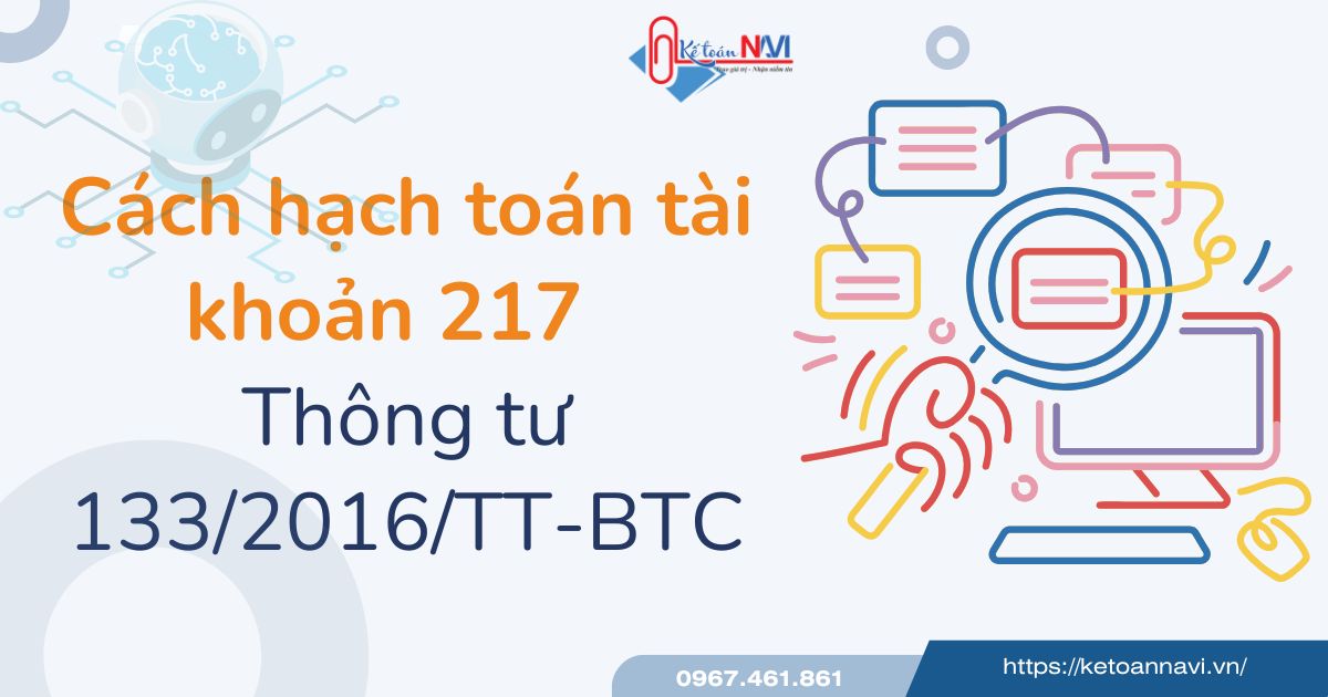 Hạch toán tài khoản 217 theo tt 133