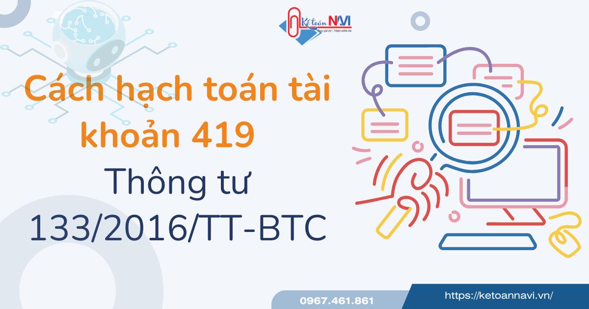 hach toan tai khoan 419 theo tt133