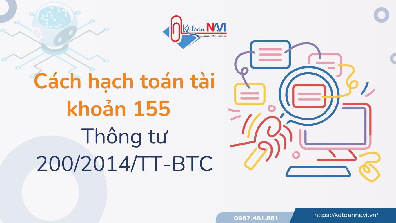 hạch toán tài khoản 155 theo TT200