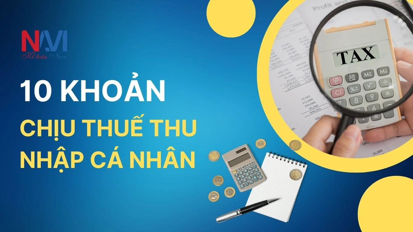 10 khoản thu nhập chịu thuế TNCN