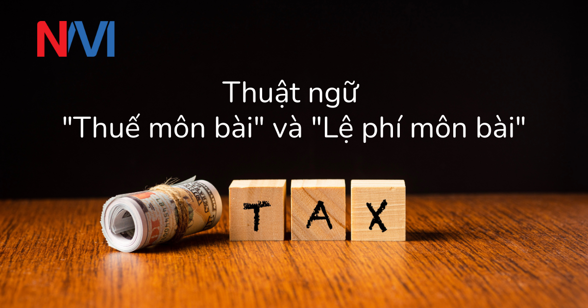 hạch toán lệ phí môn bài