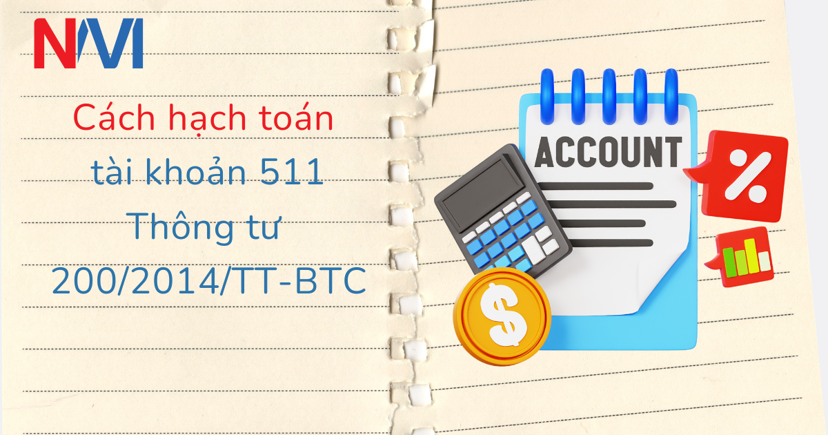 Hạch toán tài khoản 511 theo thông tư 200