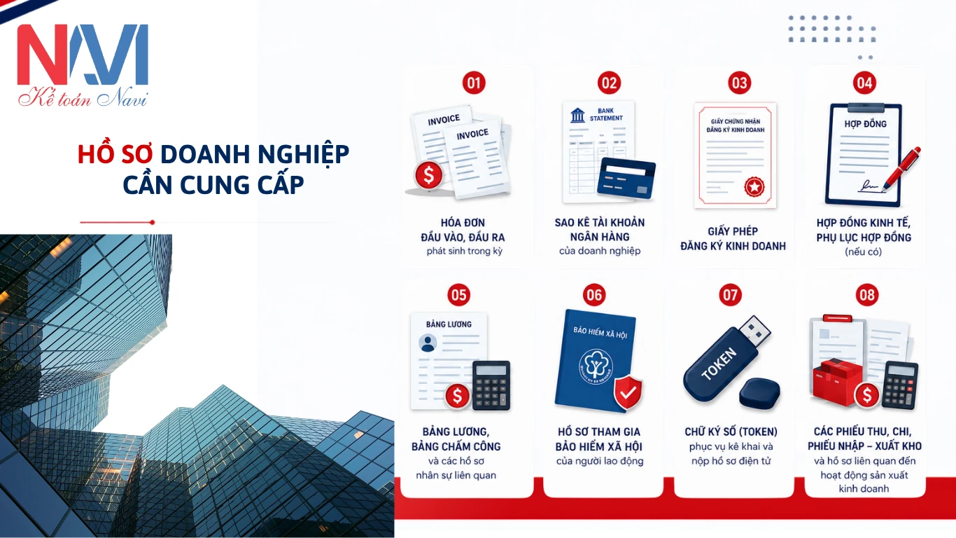 Hồ sơ doanh nghiệp cần cung cấp