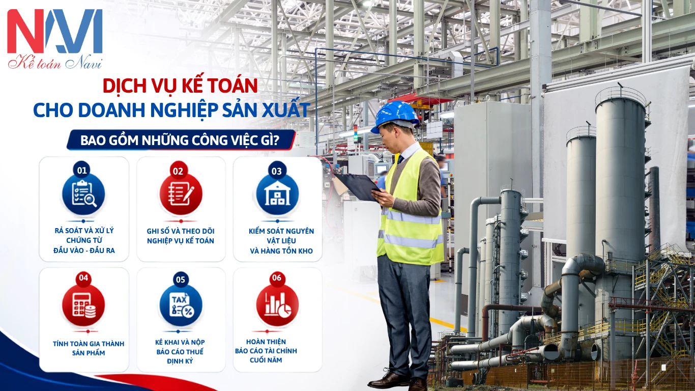 Dịch vụ kế toán tại Navi bao gồm những gì