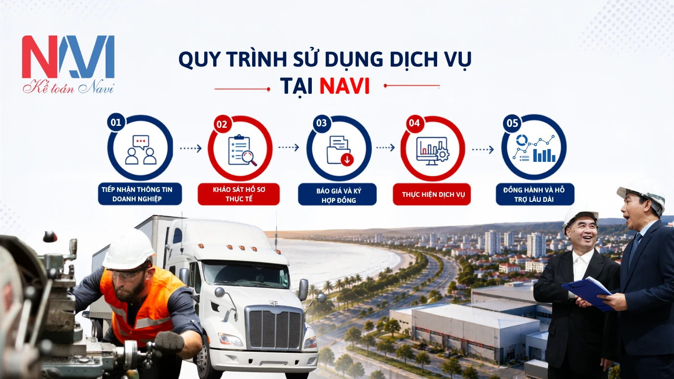 Quy trình sử dụng dịch vụ tại Navi