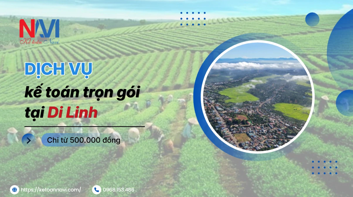 Dịch vụ kế toán trọn gói tại Di Linh