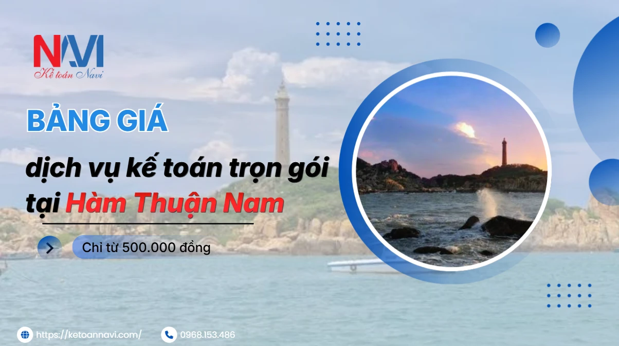 Dịch vụ kế toán trọn gói tại Hàm Thuận Nam