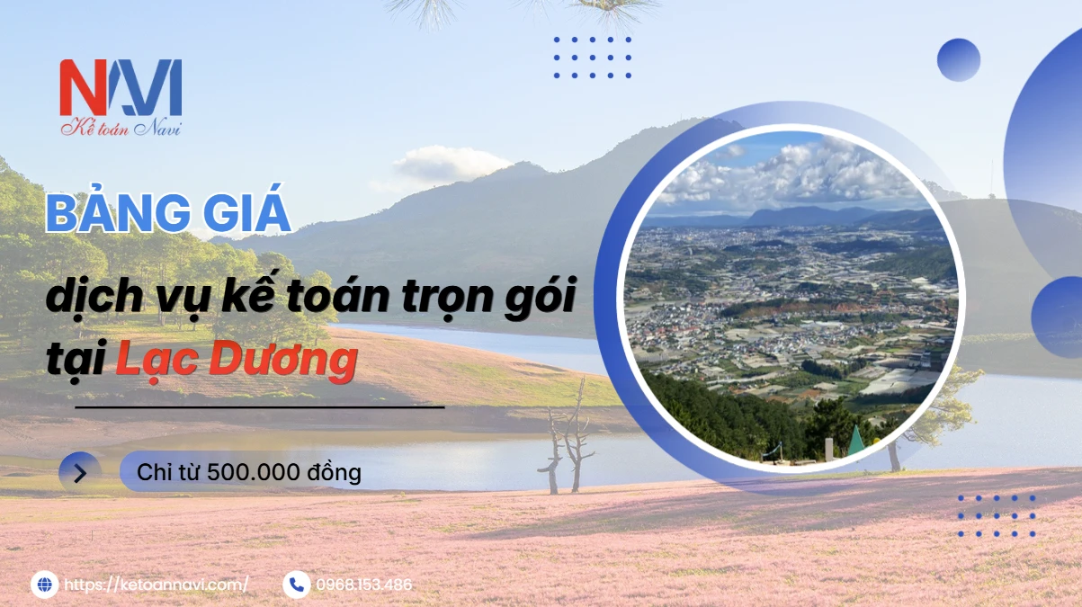 Bảng giá dịch vụ kế toán trọn gói tại Lạc Dương